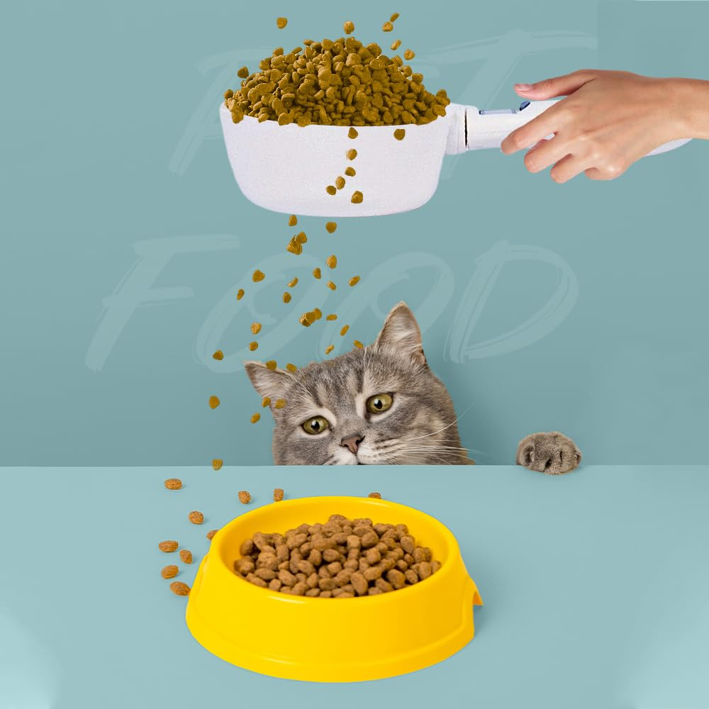 Digital Measuring Spoon Scale, Accurate Electronic Measuring Spoon with Conversion, Household Digital Measure Cup Scale with LED Display, Kitchen Food Scale Scoop for Weighing Baking Cooking (1)