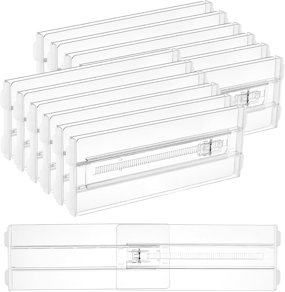 12 Pack Drawer Dividers for Clothes, 4