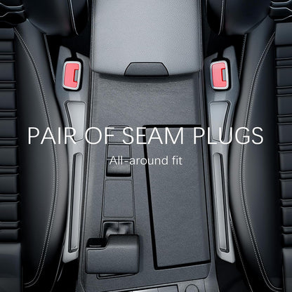 2PCS Car Seat Gap Filler Organizer,2 in 1 Car Gap Filler with Fill and Storage Function for Storing Phones Keys Cards,Universal Multifunctional No Drop Seat Guard for Cars