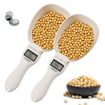 Digital Measuring Spoon Scale, Accurate Electronic Measuring Spoon with Conversion, Household Digital Measure Cup Scale with LED Display, Kitchen Food Scale Scoop for Weighing Baking Cooking (1)