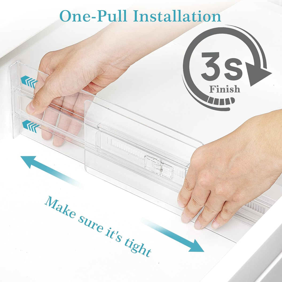 12 Pack Drawer Dividers for Clothes, 4