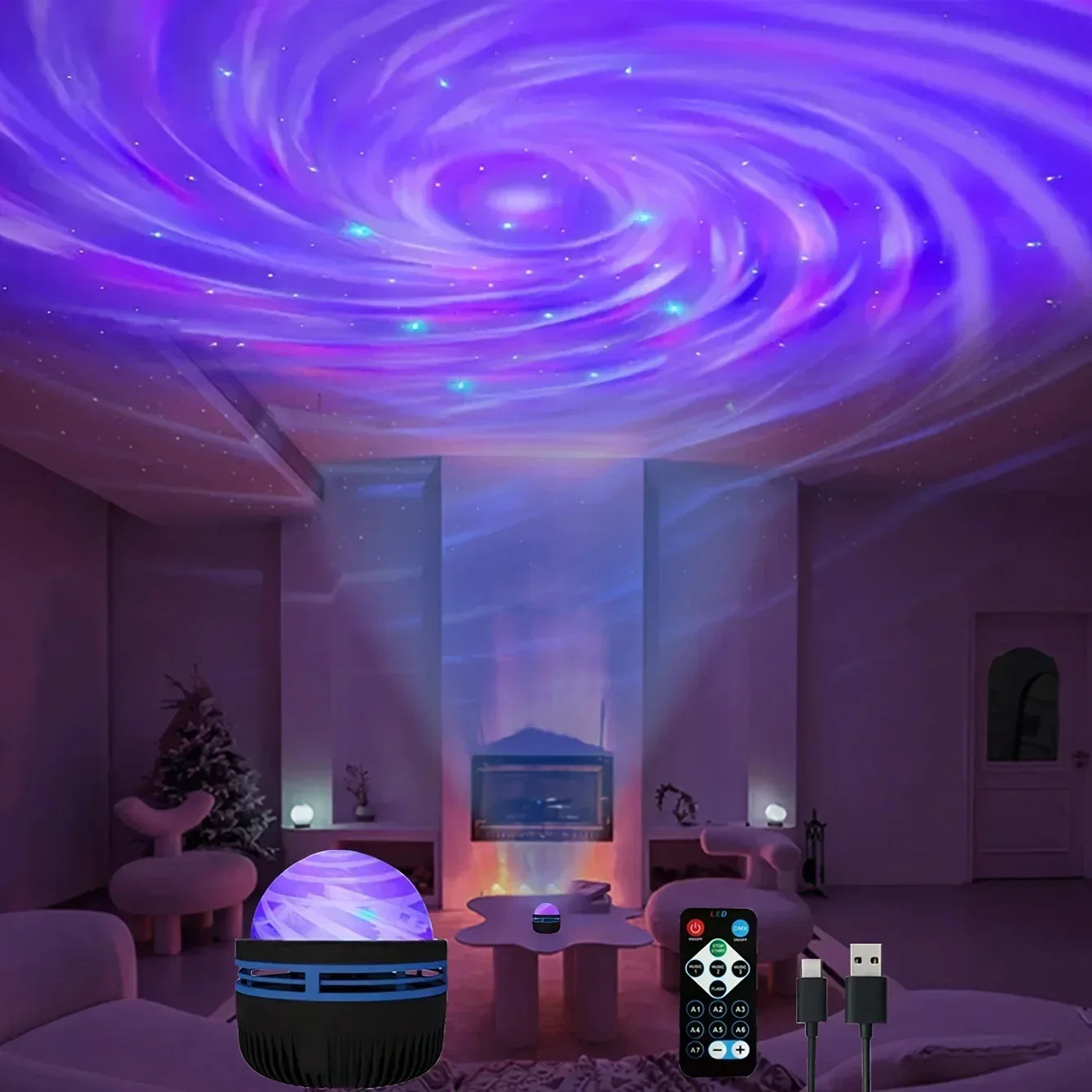 Galaxy LED Projector Night Light