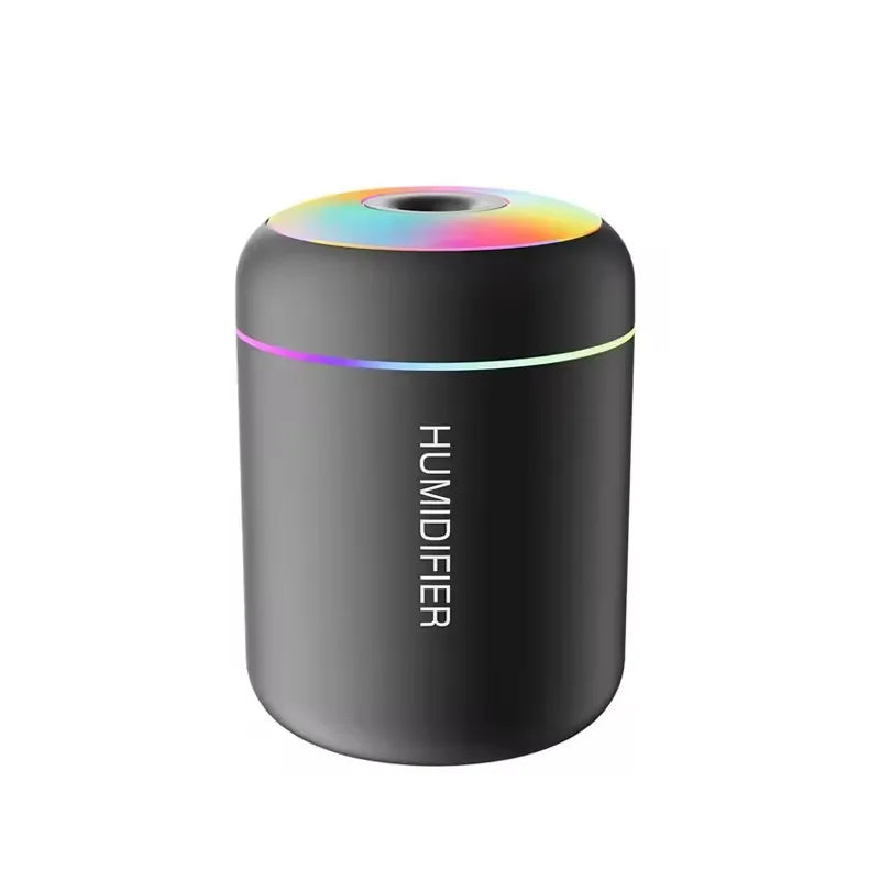 Portable USB Air Humidifier with Essential Oil & LED Light