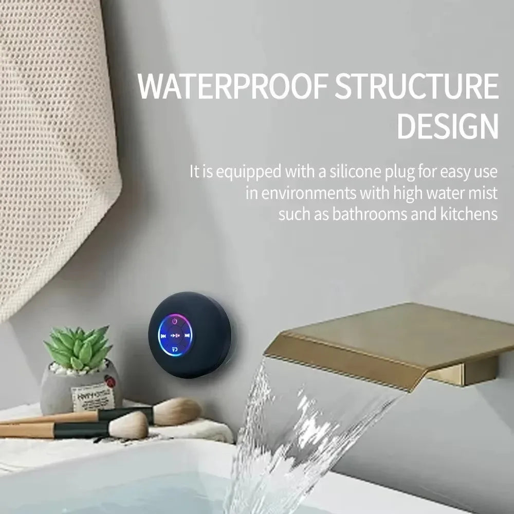 Pine Crystal Outdoor Waterproof Bluetooth LED Speaker