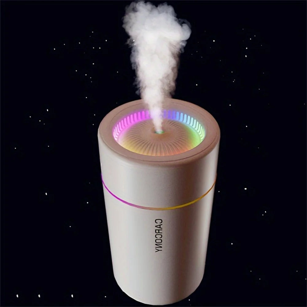 Portable LED Aromatherapy Humidifier for Car & Home