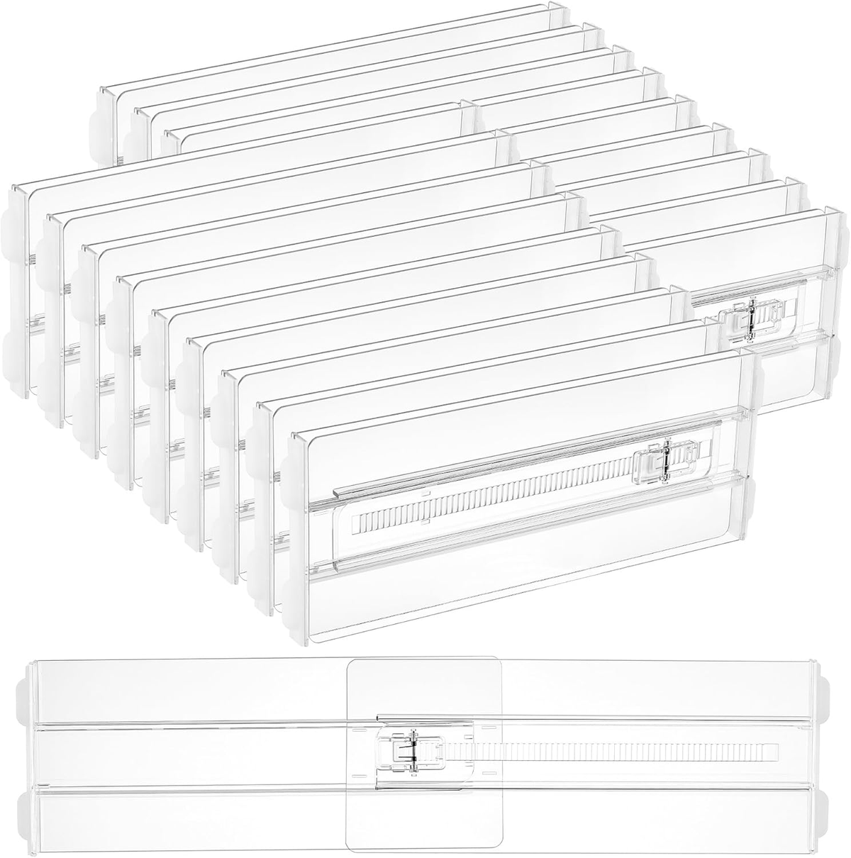 12 Pack Drawer Dividers for Clothes, 4