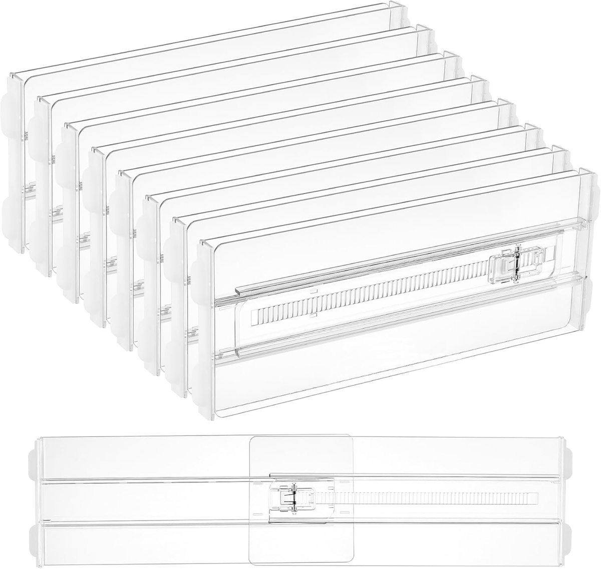 12 Pack Drawer Dividers for Clothes, 4